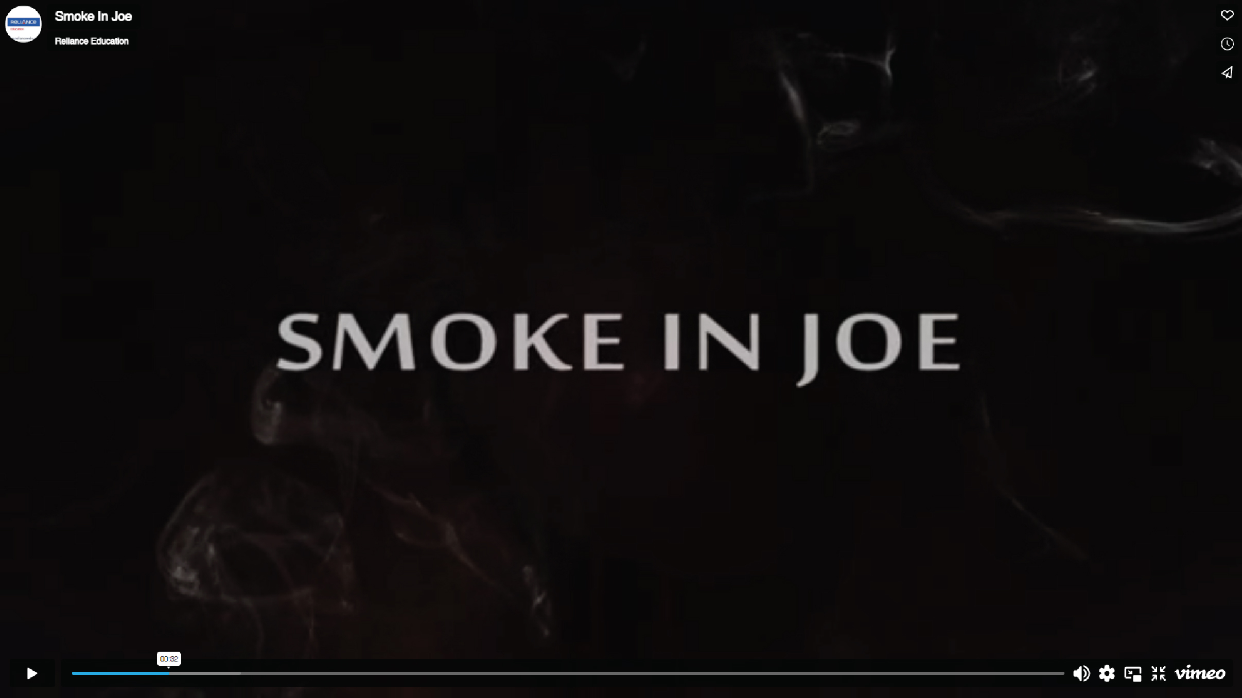 Smoke in joe